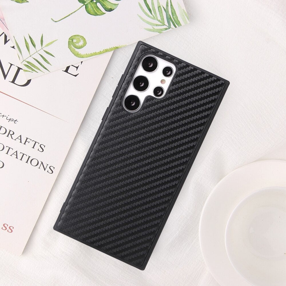 Samsung S22 Leather Case | S22 Black Leather Case | Easy Cases