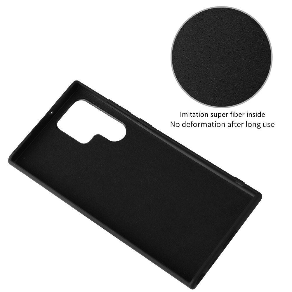 Samsung S22 Leather Case | S22 Black Leather Case | Easy Cases