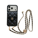 Quilted Crossbody Wallet iPhone Case - Black - iPhone 18 Pro Max | FlairCases