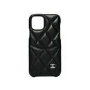 Black Quilted Emblem iPhone Case - Black - iPhone 17 Pro Max | FlairCases
